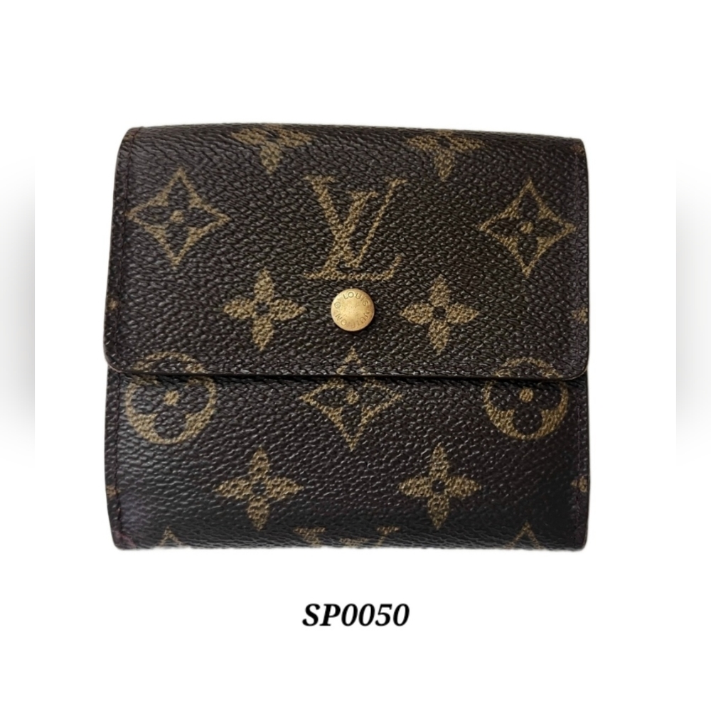 Louis Vuitton Brown Monogram Canvas Compact Wallet